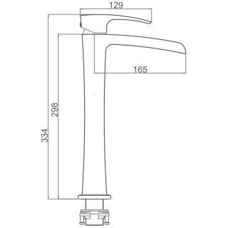Смеситель для раковины Gappo G1007-21 хром